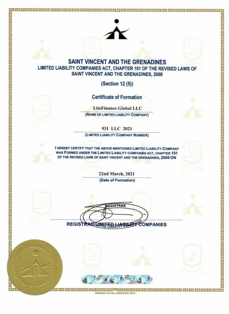 رگوله LiteFinance Global LLC